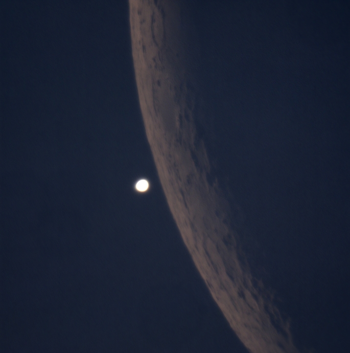 Mond-Venus 12:03 UTC