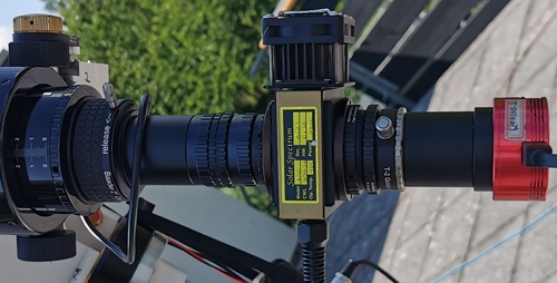 Ha Filterund telezentrisches System